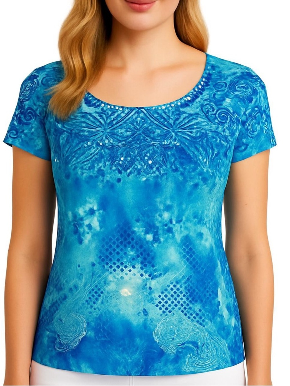 353. WOMENS STYLE & CO. 2X DETAIL TOP